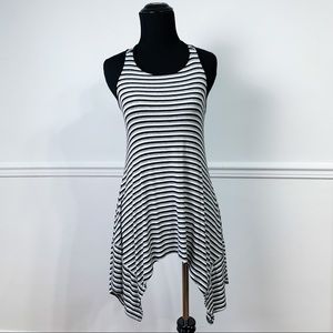 Soprano Striped Knit Mini Tank Dress